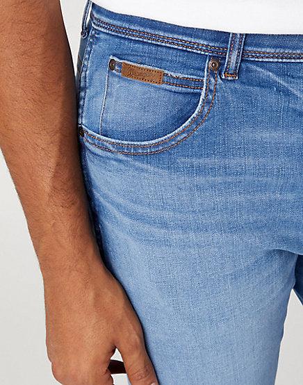Cabano Wrangler Texas Slim On Point Jeans R Light Blue