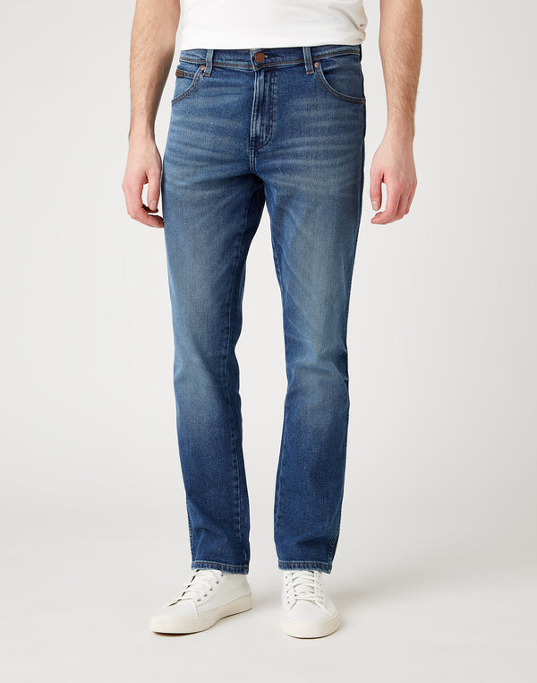 Cabano Wrangler Texas Slim The Guru Jeans K Mid Blue