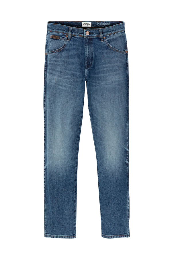 Cabano Wrangler Texas Slim The Guru Jeans R Mid Blue