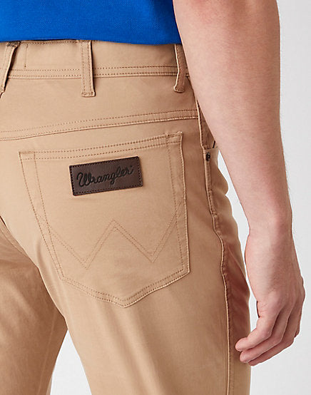 Cabano Wrangler Texas Slim Twill Jeans 12Swa4k R Beige