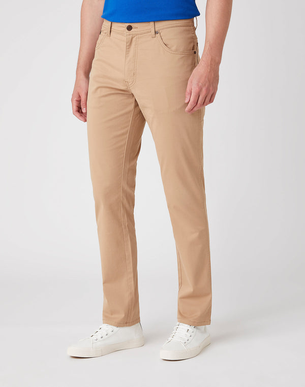 cabano Wrangler Texas Slim Twill Jeans 12Swa4k R Beige