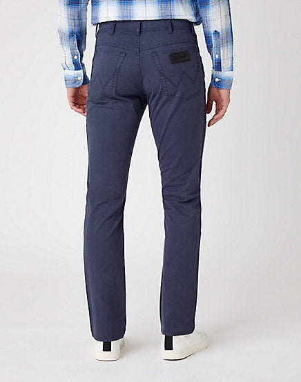 Cabano Wrangler Texas Slim Twill Jeans W12swa114 R Navy