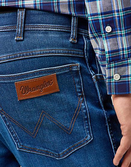 Cabano Wrangler Texas Verdant Tone Jeans R Mid Blue