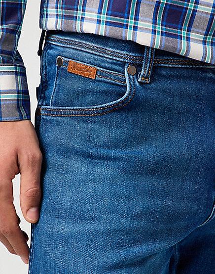 Cabano Wrangler Texas Verdant Tone Jeans R Mid Blue