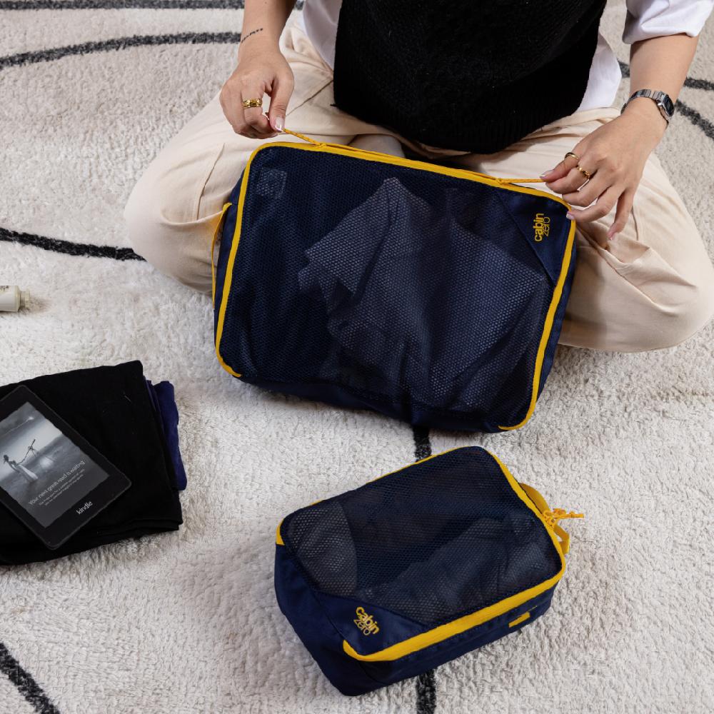 Cabinzero Classic Packing Cubes Set - Blue Shimmer
