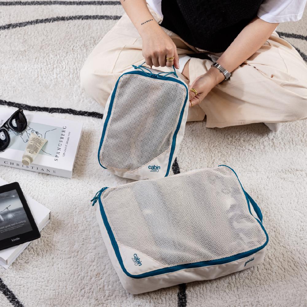 Cabinzero Classic Packing Cubes Set - Oyster White