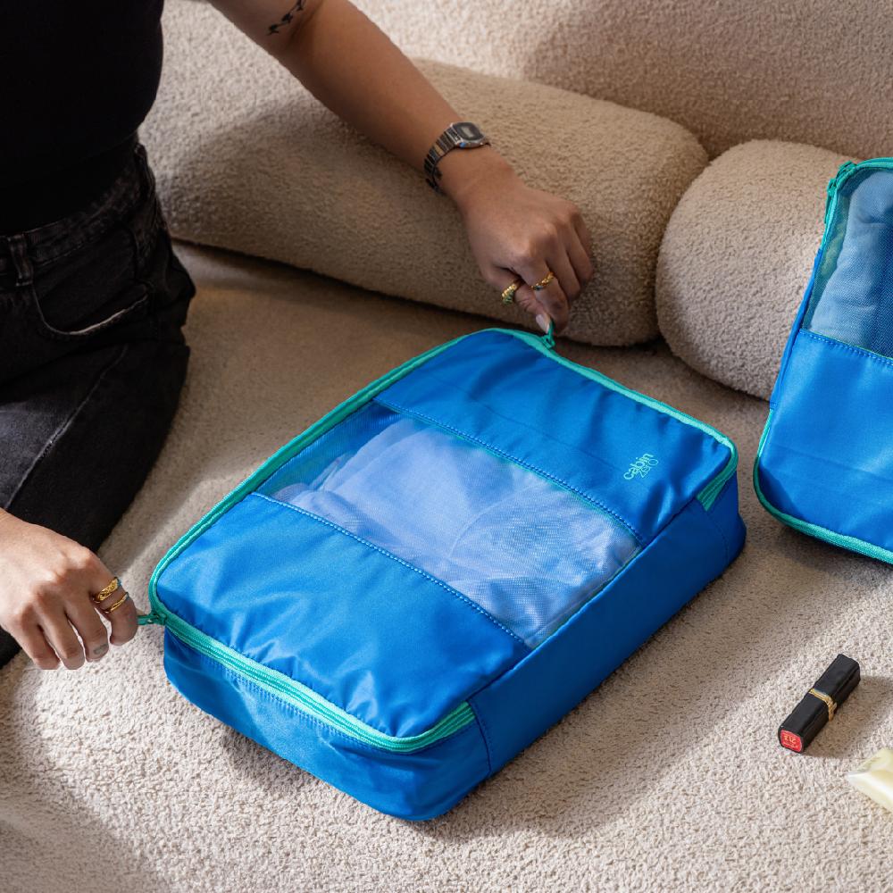 Cabinzero Lux Packing Cube - Large - 11.5L - Capri Blue