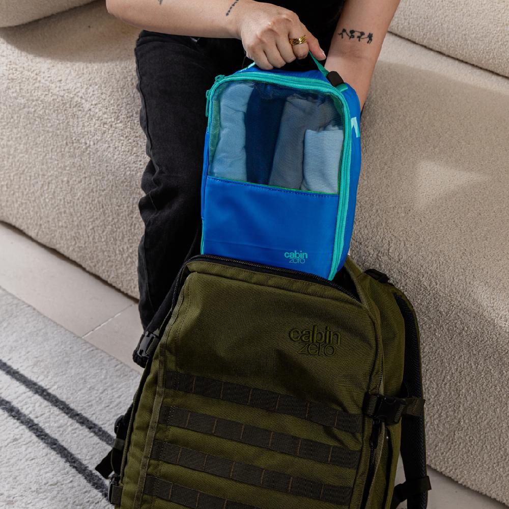 Cabinzero Lux Packing Cube - Medium - 5.5L - Capri Blue