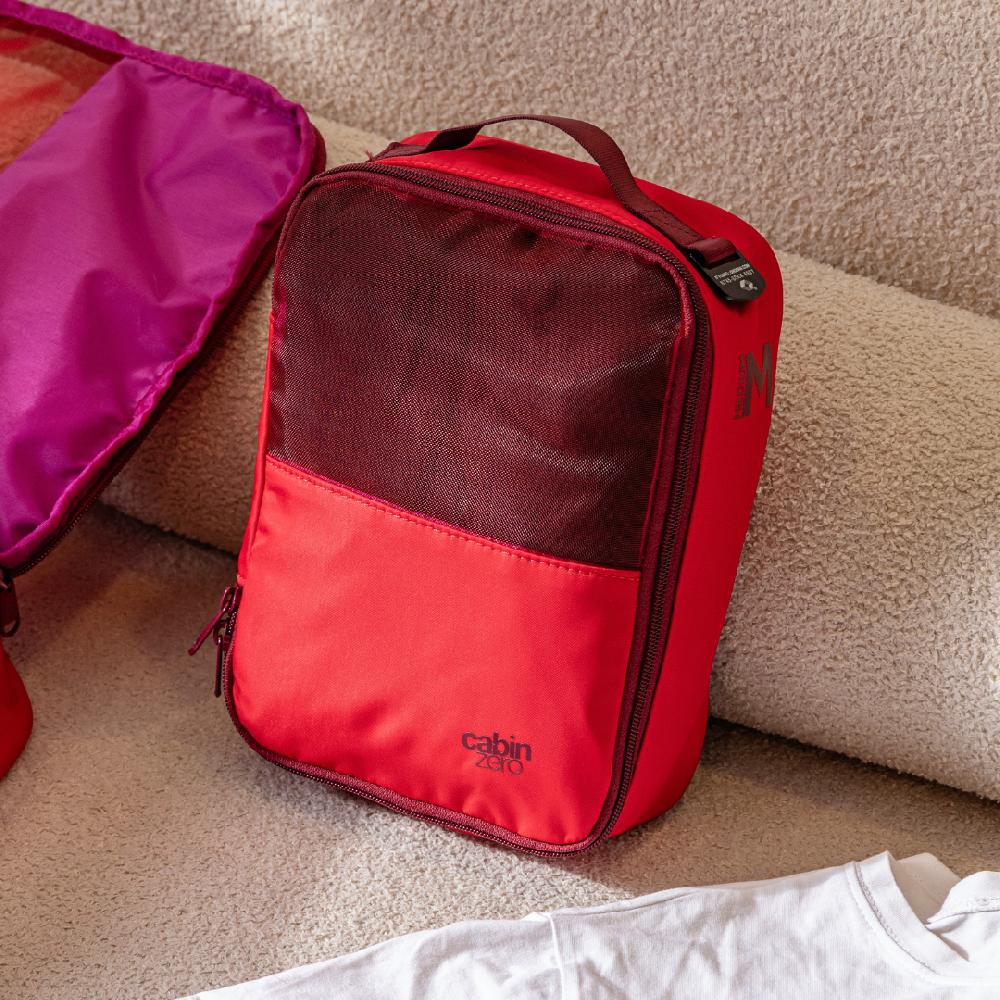Cabinzero Lux Packing Cube - Medium - 5.5L - Cranberry