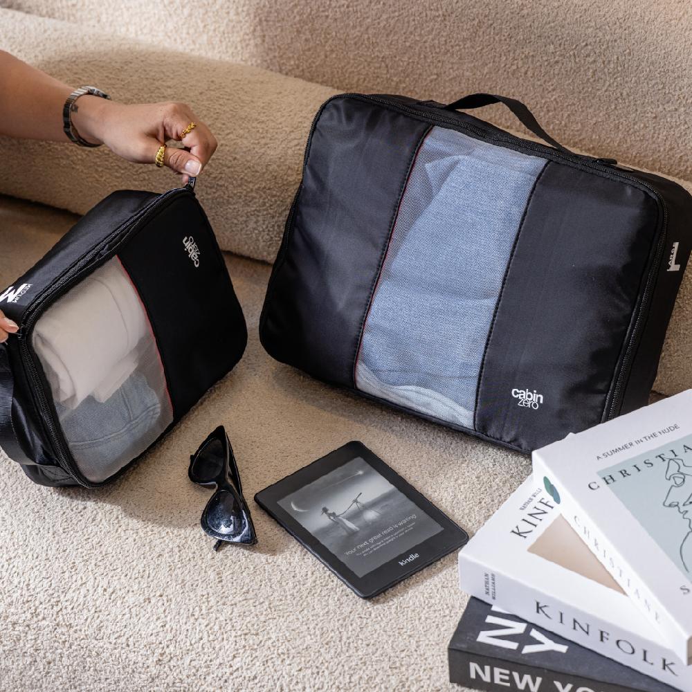 Cabinzero Lux Packing Cubes Set - Absolute Black