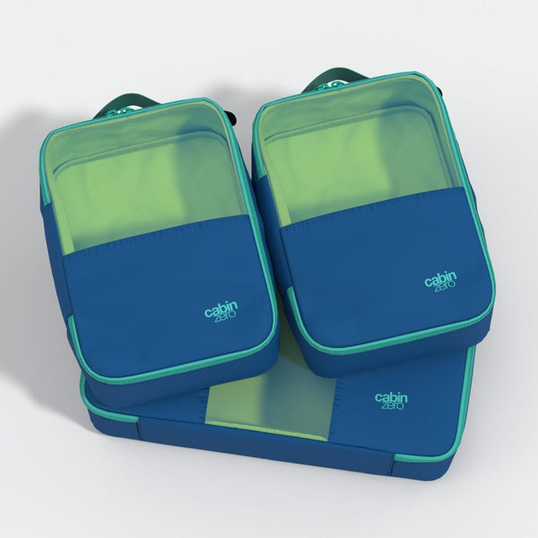 cabinzero Lux Packing Cubes Set - Capri Blue