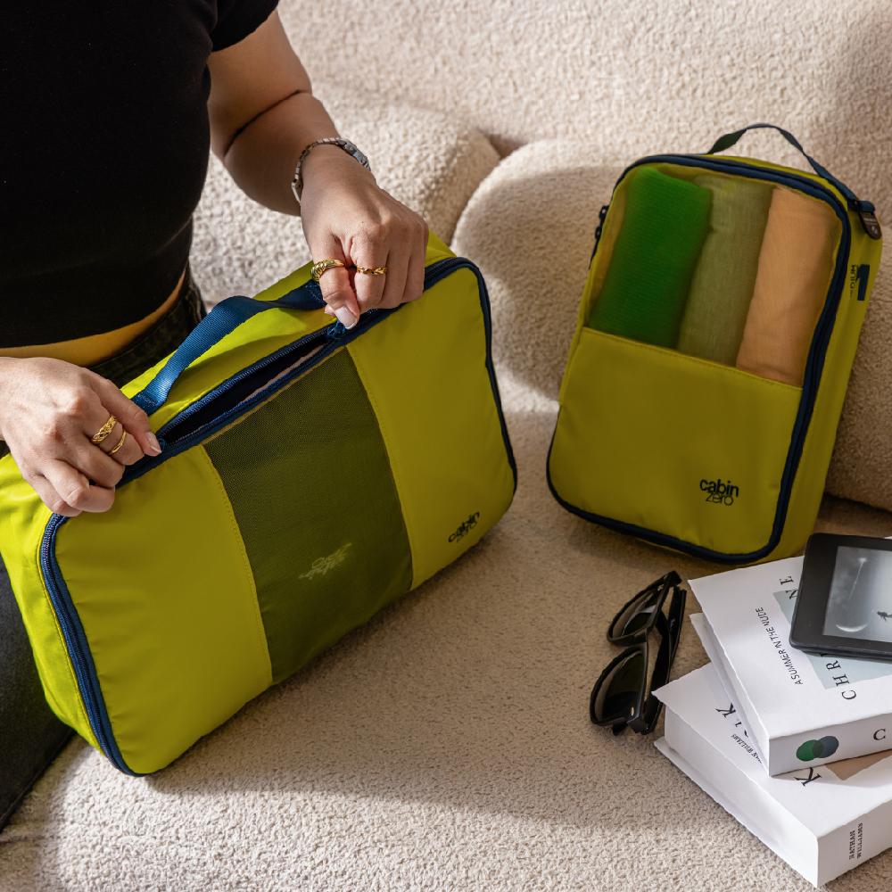 Cabinzero Lux Packing Cubes Set - Mojito Lime