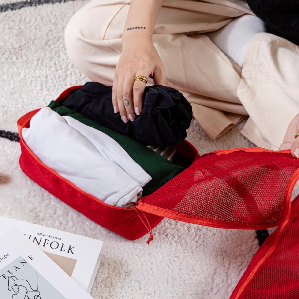 Cabinzero Classic Packing Cube - Medium - 5.5L - Fiesta Red