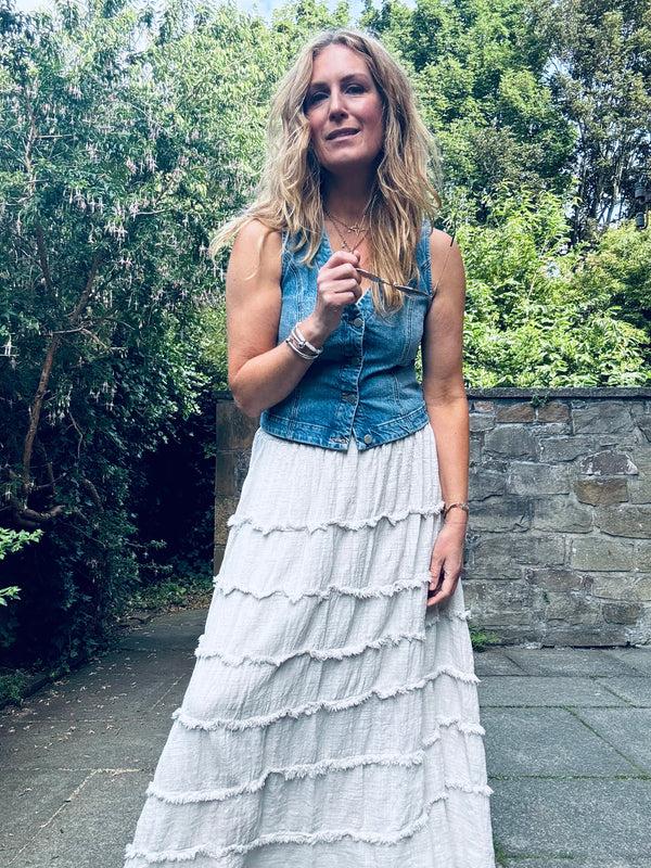 Cacatoès Caitlin Skirt In Beige (ONE SIZE)