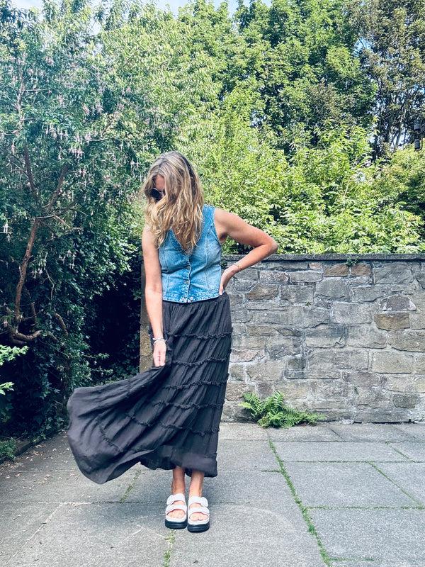 Cacatoès Caitlin Skirt In Brown (ONE SIZE)