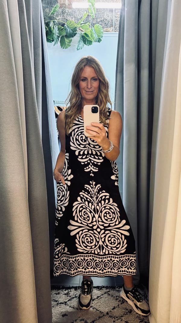 cacatoès Caroline Pattern Dress (ONE SIZE)