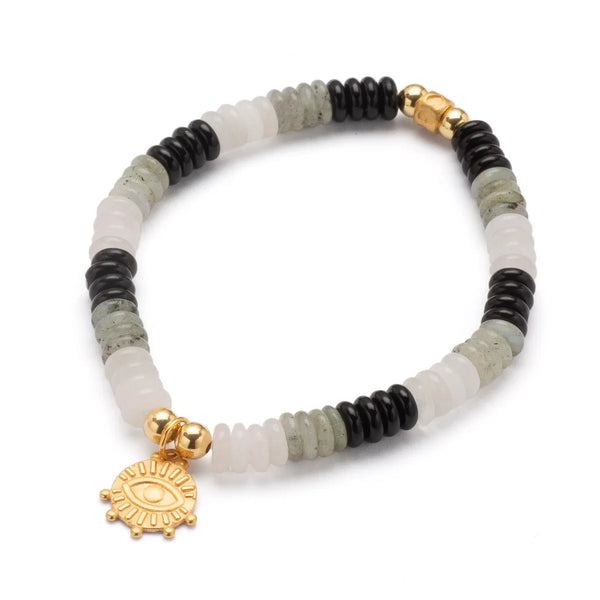 cacatoès Chambers & Beau Monochrome Beaded Bracelet