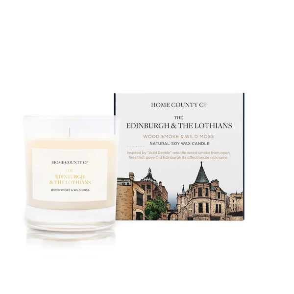 cacatoès Edinburgh Candle - wood smoke & wild moss
