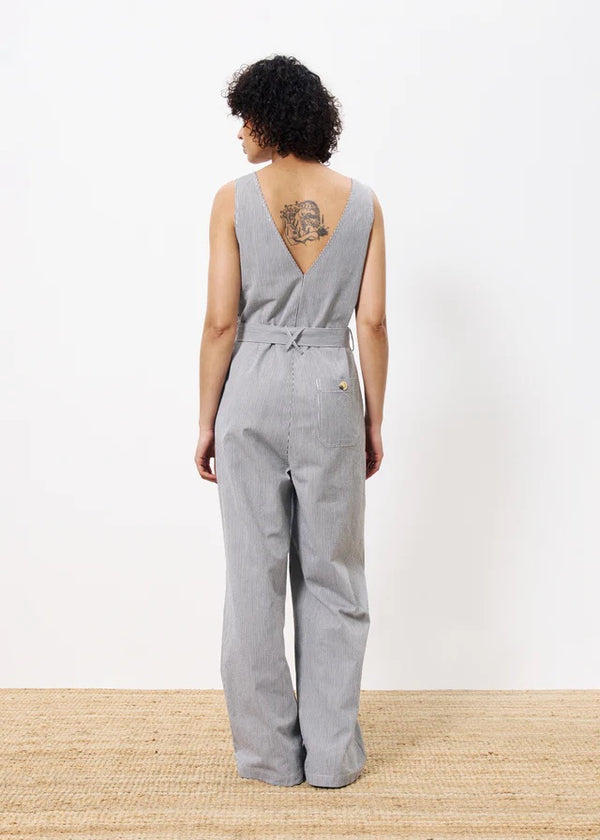 Cacatoès Frnch Maddie Jumpsuit In Creme Stripe
