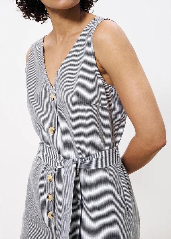 Cacatoès Frnch Maddie Jumpsuit In Creme Stripe