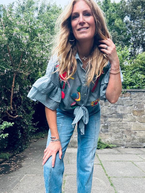 Cacatoès Grace Printed Shirt (ONE SIZE)