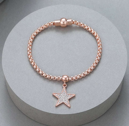 cacatoès Helen Star Bracelet - Rose Gold