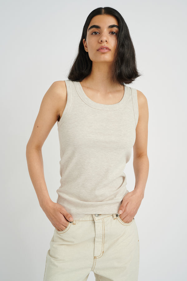 cacatoès InWear Dagna Tank in Ecru