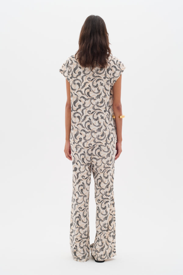 Cacatoès InWear Yafa IW Printed Wide Leg Trouser