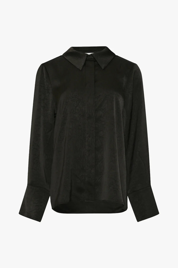 Cacatoès Kayson Black Satin Feel Shirt
