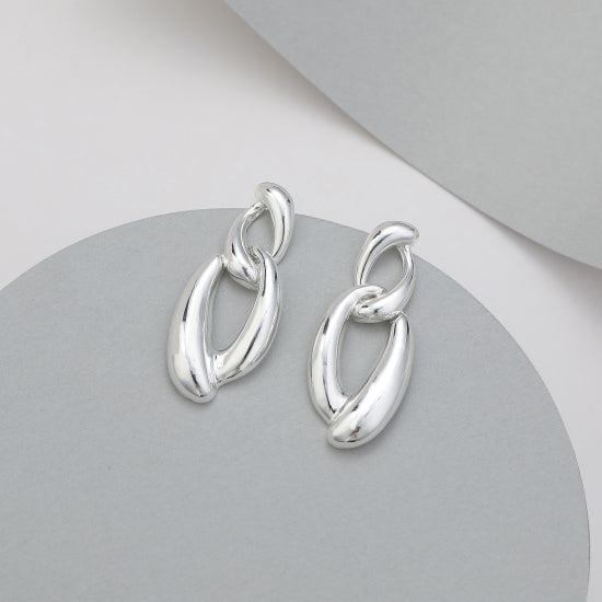 cacatoès Lucabella Links Earrings in Silver