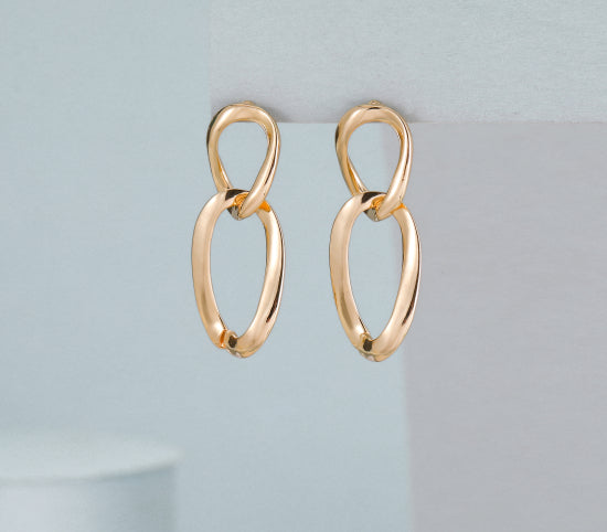 cacatoès Luella Double Link Earring in Gold