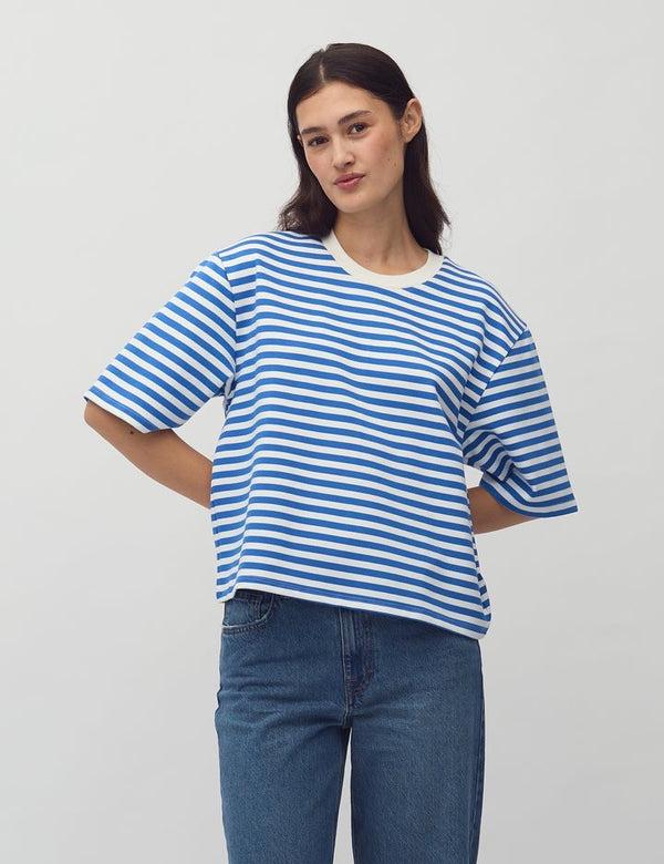 Cacatoès MbyM Betsy Top In Sapphire Stripe