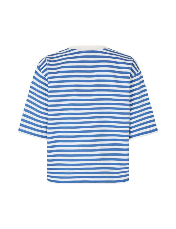 Cacatoès MbyM Betsy Top In Sapphire Stripe