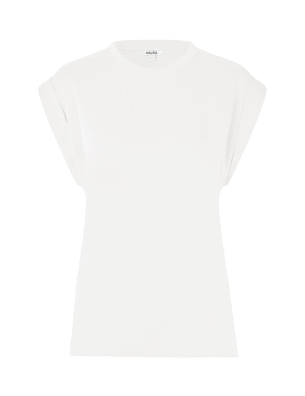 cacatoès MbyM Bosko Luxe T-Shirt in Sugar White