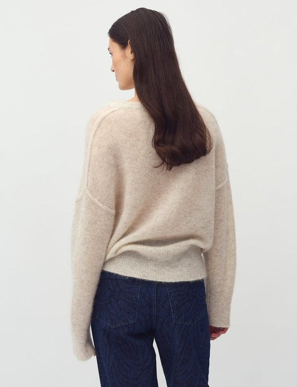 Cacatoès MbyM Monday Jumper In Oat Melange