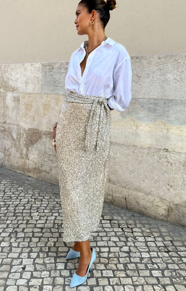 cacatoès Never Fully Dressed Jaspre Sequin Skirt