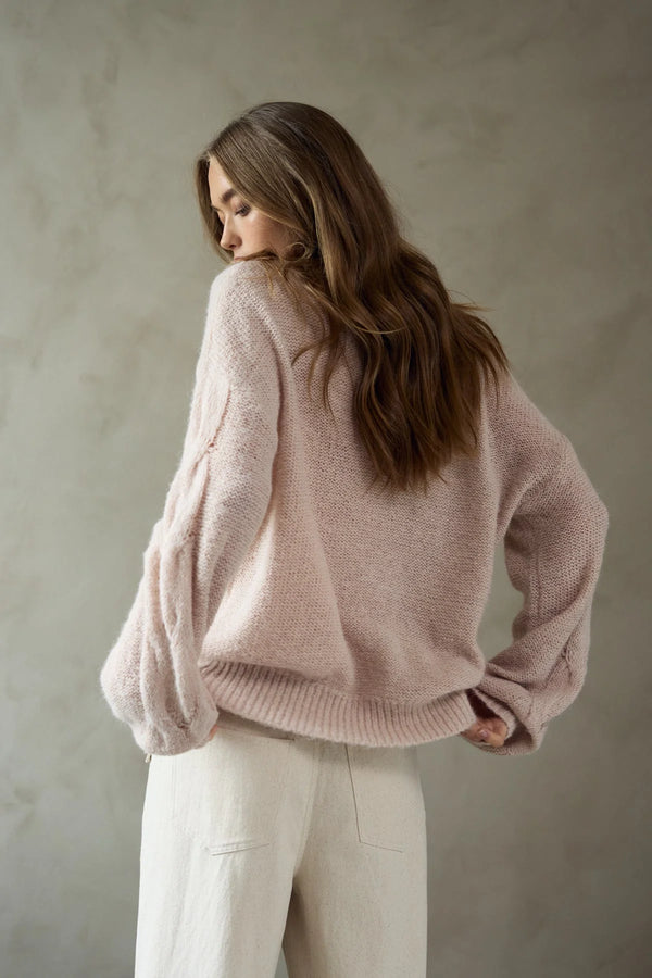 Cacatoès Noella Karessa Knit In Oyster Pink