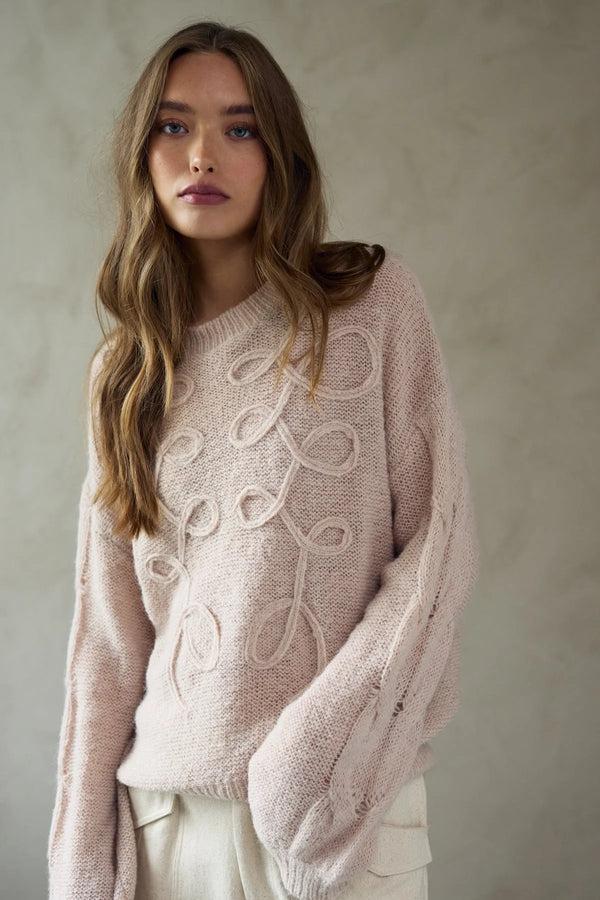 cacatoès Noella Karessa Knit in Oyster Pink