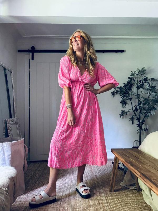 cacatoès Nova Neon Animal Print in Pink (One Size)