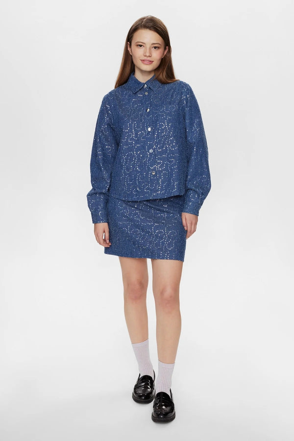 Cacatoès Nujourney Denim Shirt - Medium Blue