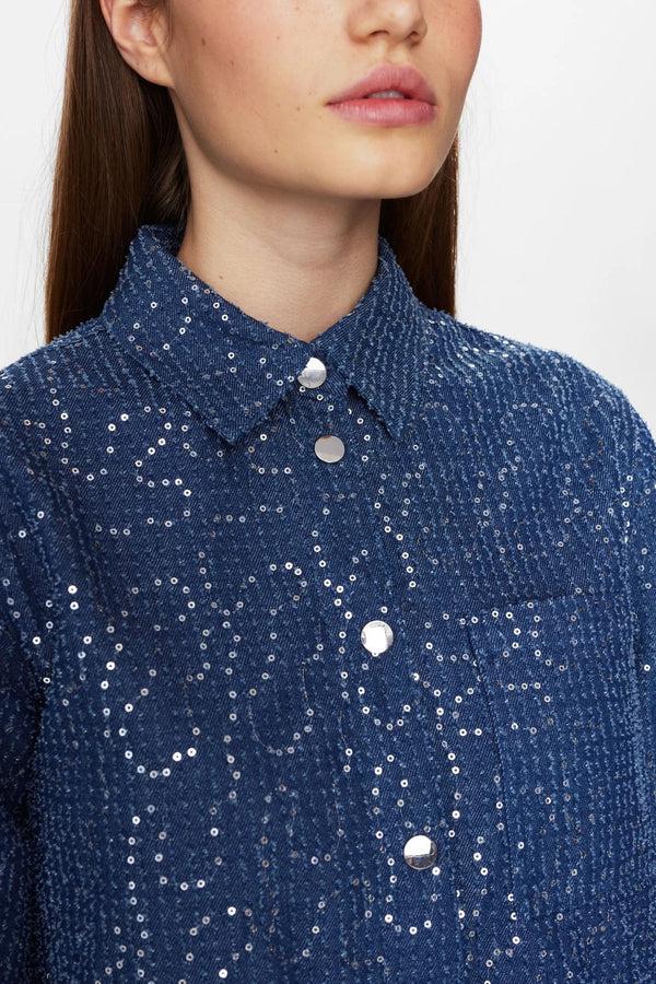 Cacatoès Nujourney Denim Shirt - Medium Blue