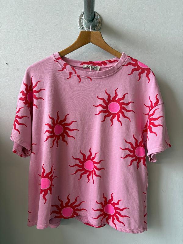 cacatoès Sun Print Sweatshirt in Pinko (ONE SIZE)