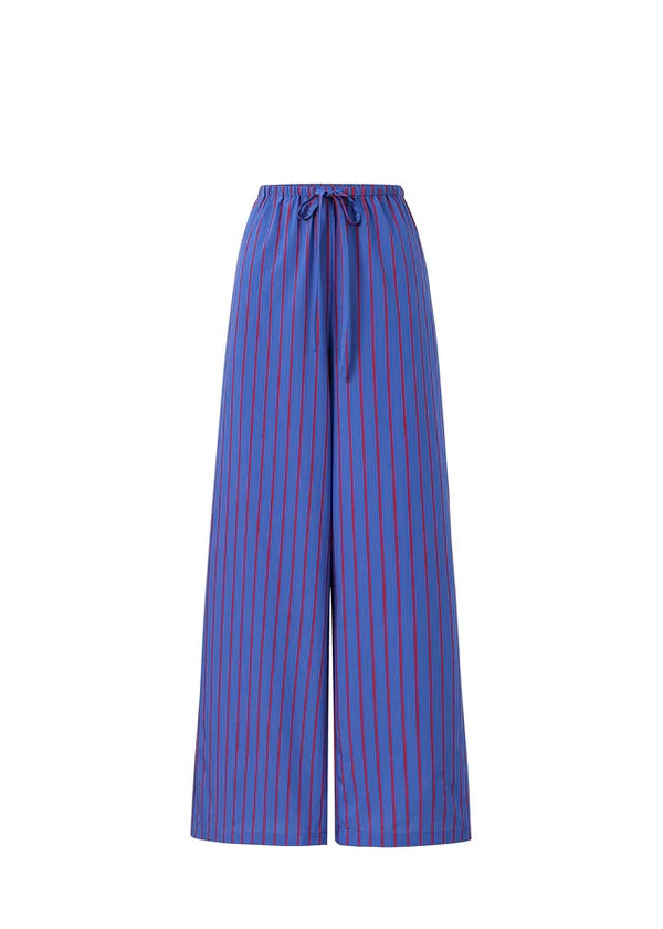 Cacatoès Frnch Edeline Striped Trouser In Electric Blue