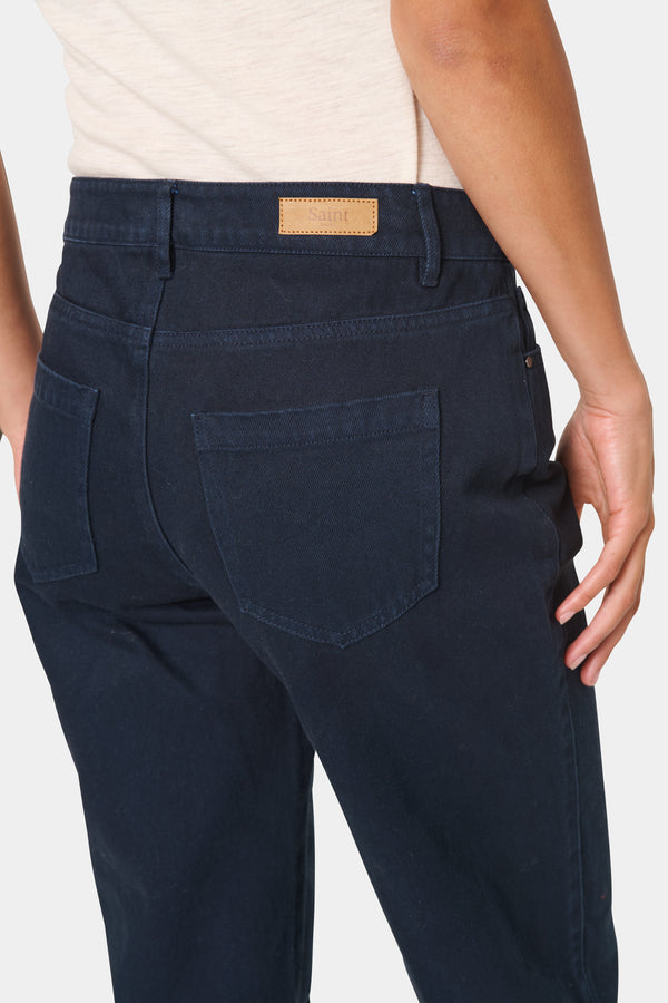 Cacatoès Inwear Ilu Wide Leg Jeans In Midnight Sail Wash