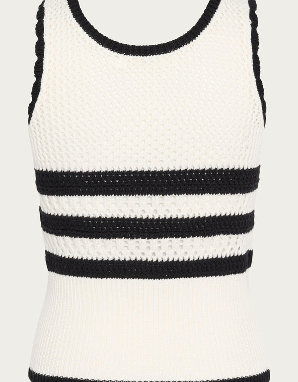 Cacatoès InWear Yancy Knitted Striped Tank Top IW Top