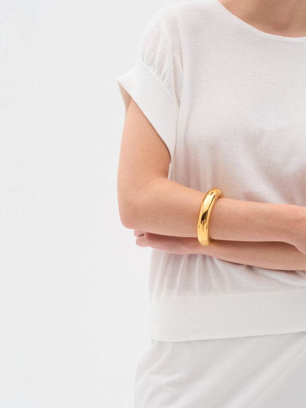 Cacatoès InWear Yas Cotton Top IW Top In Pure White