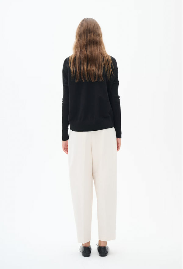 Cacatoès InWear Zella Barrel Trouser In Whisper White