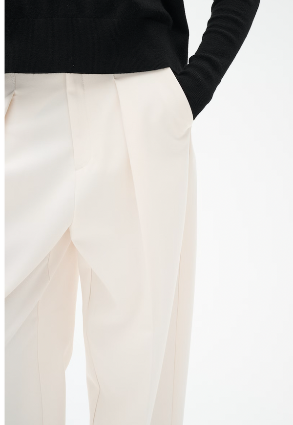 Cacatoès InWear Zella Barrel Trouser In Whisper White