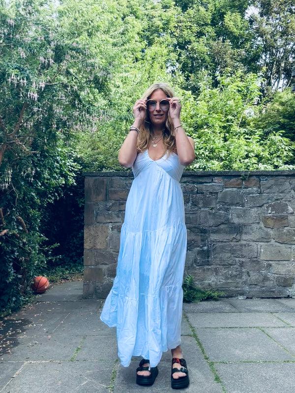 Cacatoès Lauren Halter Neck Dress In White (One Size)