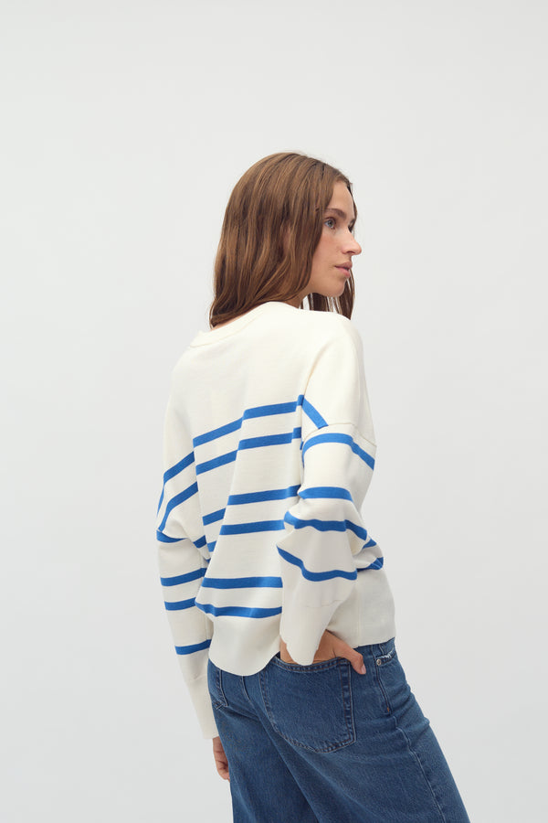 Cacatoès MbyM Bravana Jumper In Sugar Star Sapphire Stripe